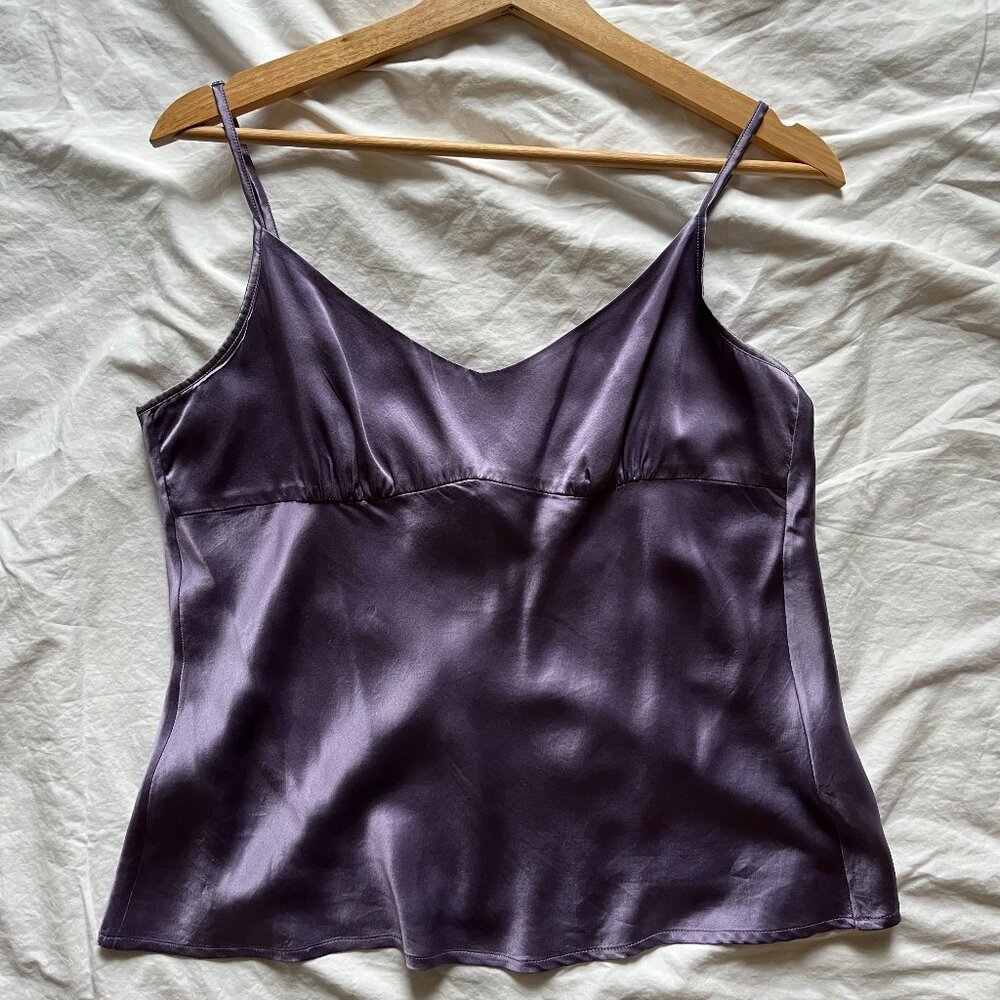 Dusty Violet Silk Camisole